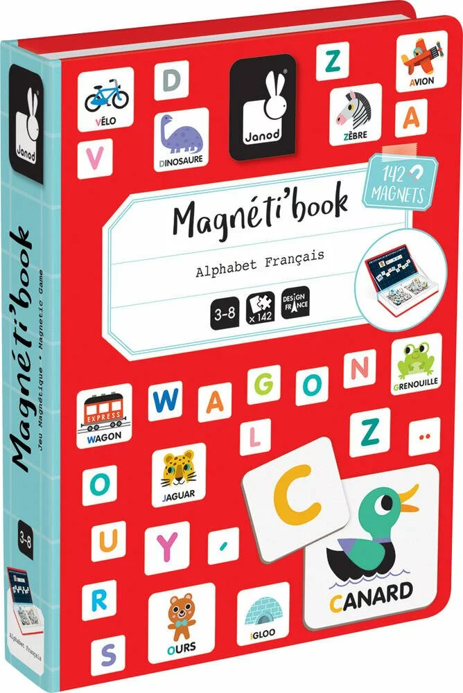 Janod MAGNETI'BOOK ALPHABET FRANCAIS- EN CARTON 2 Janod MAGNETI'BOOK ALPHABET FRANCAIS- EN CARTON – Image 2