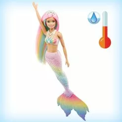 MATTEL POUPEE BARBIE SIRENE MAGIQUE ARC-EN-CIEL -MATTEL Soldes Boutique bbf1ce485f54174f39d5063838b25400697af973 10022551 03