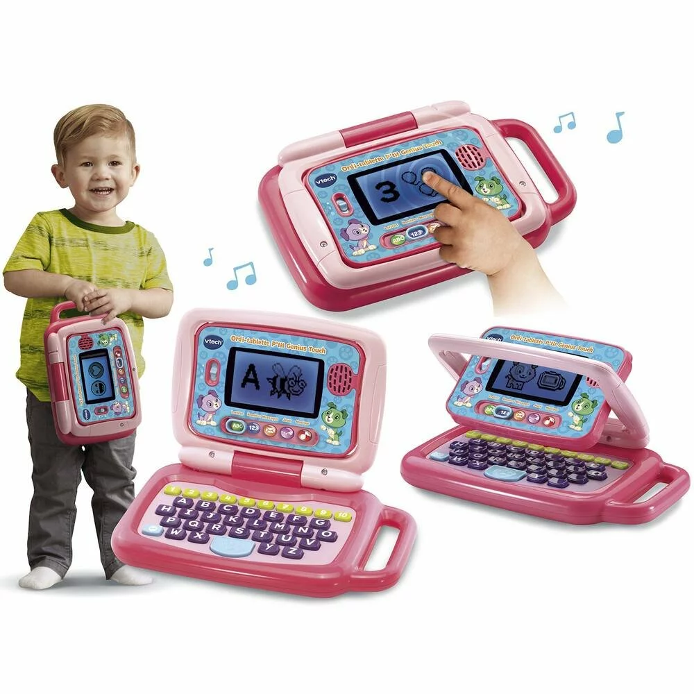 VTech ORDI-TABLETTE P'TIT GENIUS TOUCH MAUVE 2 VTech ORDI-TABLETTE P'TIT GENIUS TOUCH MAUVE – Image 2