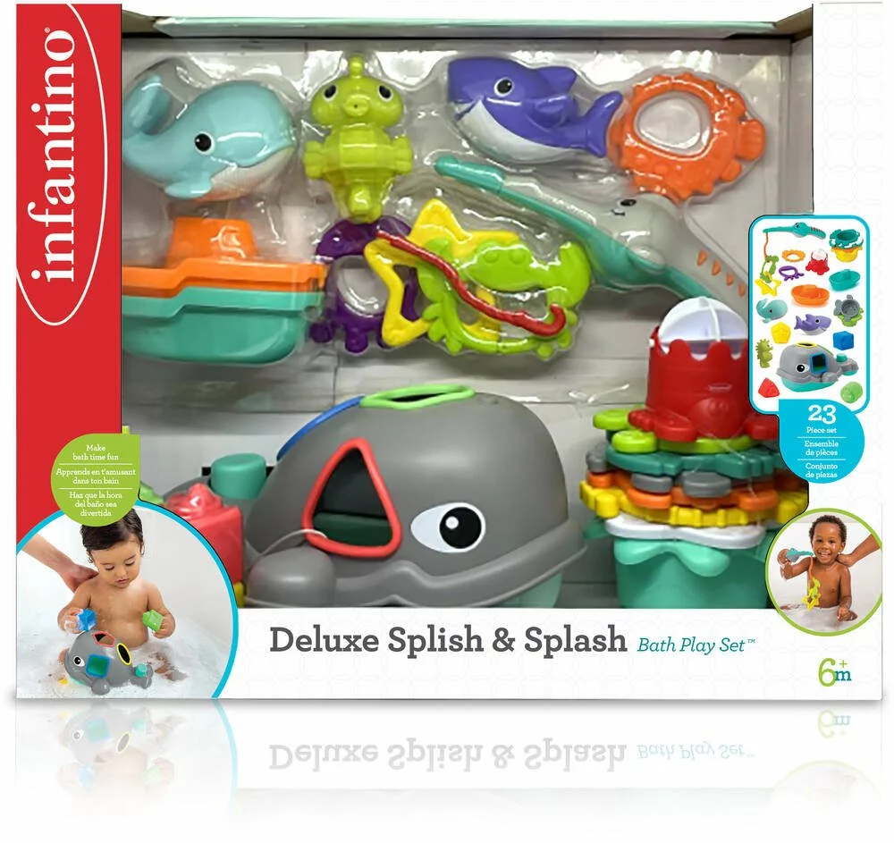 Infantino MEGA SET DE BAIN SPLISH & SPLASH 23 PIECES 3 Infantino MEGA SET DE BAIN SPLISH & SPLASH 23 PIECES – Image 3