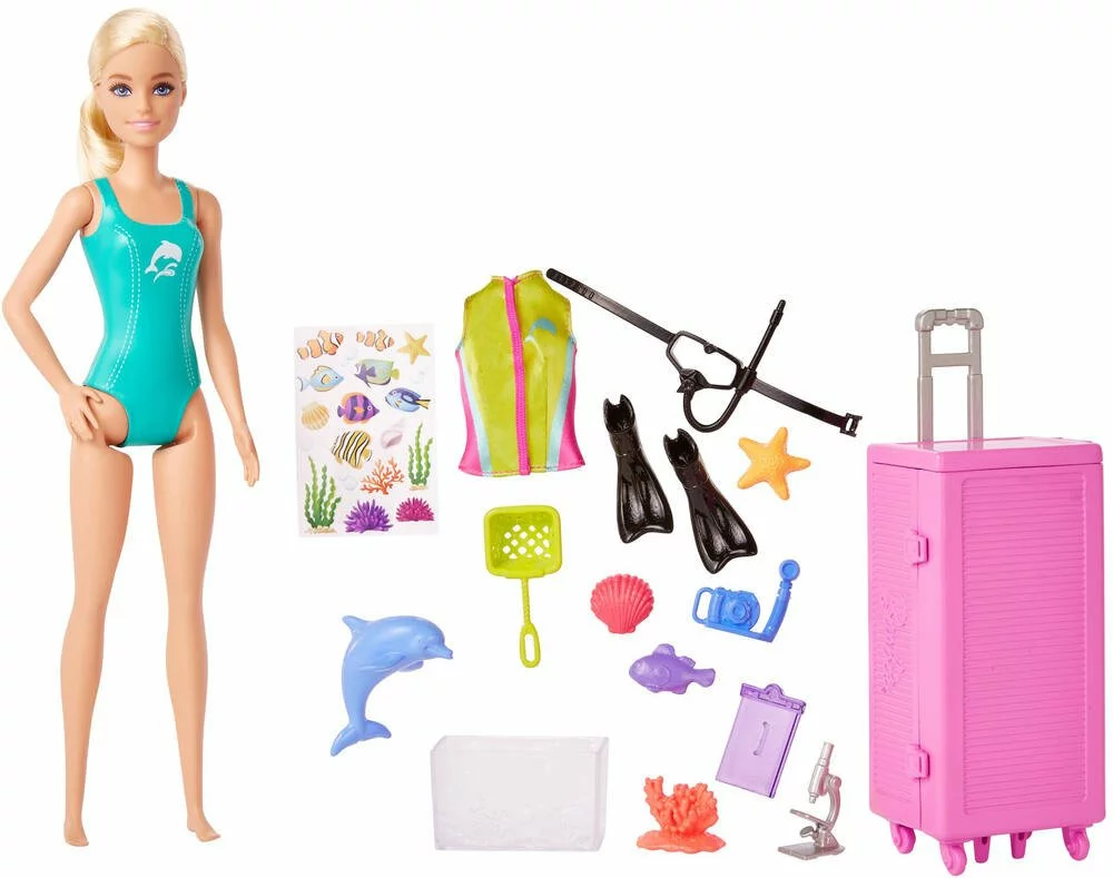 MATTEL BARBIE - COFFRET BARBIE PLONGEUSE - BLONDE 2 MATTEL BARBIE - COFFRET BARBIE PLONGEUSE - BLONDE – Image 2