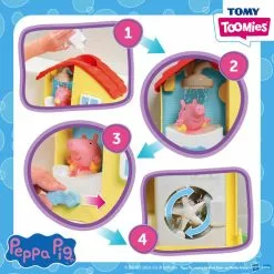 Tomy PEPPA PIG - PLAYSET DE BAIN MAISON DE PEPPA -MATTEL Soldes Boutique cd02dfc624c3ae48ebd43289e359370cfd54b470 41083229 04