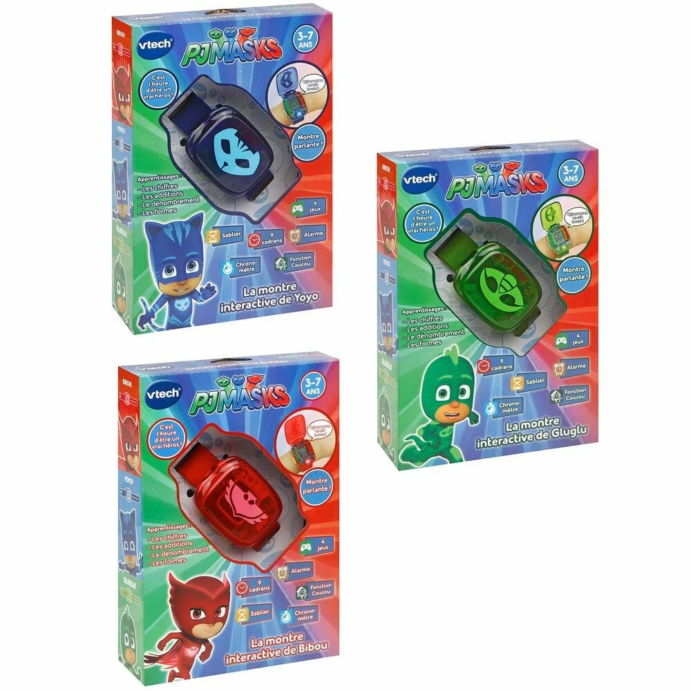 VTech MONTRES INTERACTIVES - PYJAMASQUES 1 VTech MONTRES INTERACTIVES - PYJAMASQUES