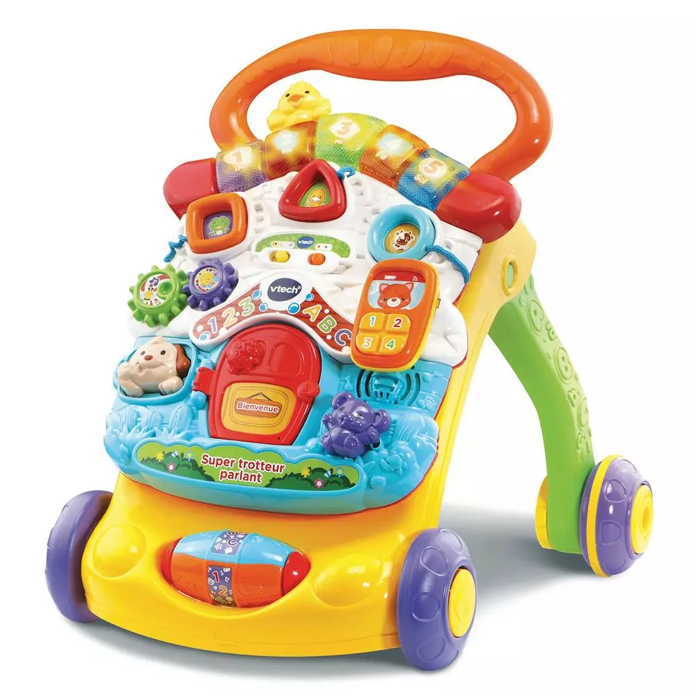 VTech SUPER TROTTEUR PARLANT 2 EN 1 ORANGE 1 VTech SUPER TROTTEUR PARLANT 2 EN 1 ORANGE