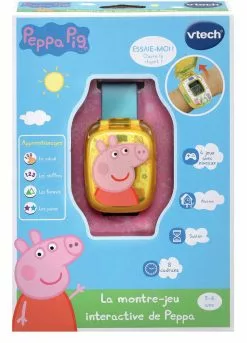VTech PEPPA PIG - LA MONTRE JEU INTERACTIVE DE PEPPA -MATTEL Soldes Boutique d95aff754abb1d6778a7466fd04badbf87dbbdf3 41001459 03
