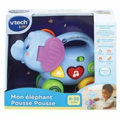 VTECH BABY - MON ELEPHANT POUSSE POUSSE -MATTEL Soldes Boutique dc67f900e9325a56546d86aa21556df572483015 02080903 03