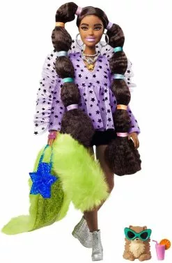 MATTEL POUPEE BARBIE EXTRA ANIMAL SUPERSTAR