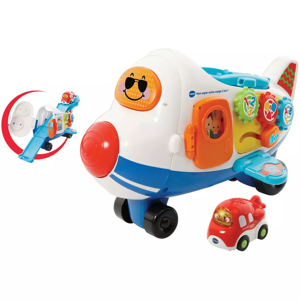VTech TUT TUT BOLIDES MON SUPER AVION CARGO 2 EN 1 1 VTech TUT TUT BOLIDES MON SUPER AVION CARGO 2 EN 1