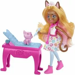 MATTEL ENCHANTIMALS - POUPEE ET COFFRET BETES CITADINES CABINET DU DOCTEUR CHAT -MATTEL Soldes Boutique e8c2d7515163f87968645e87c0bf74fc05711c18 41107671 04
