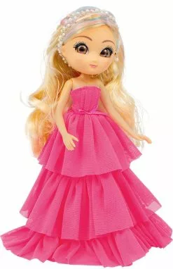 GP TOYS UNIQUE EYES - GRAN GALA : POUPÉE UNIQUE EYES 25 CM AVEC ROBE DE GALA - REBECCA