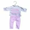 CERISE & CAPUCINE ENSEMBLE T-SHIRT YEUX ET LEGGING - 38 CM ONE WORLD ONE FUTURE