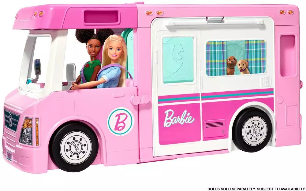 MATTEL CAMPING-CAR DE REVE 3-EN-1 - BARBIE 1 MATTEL CAMPING-CAR DE REVE 3-EN-1 - BARBIE