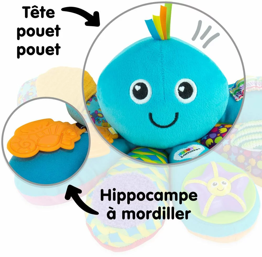 Lamaze PELUCHE PIEUVRE MULTI ACTIVITES 4 Lamaze PELUCHE PIEUVRE MULTI ACTIVITES – Image 4
